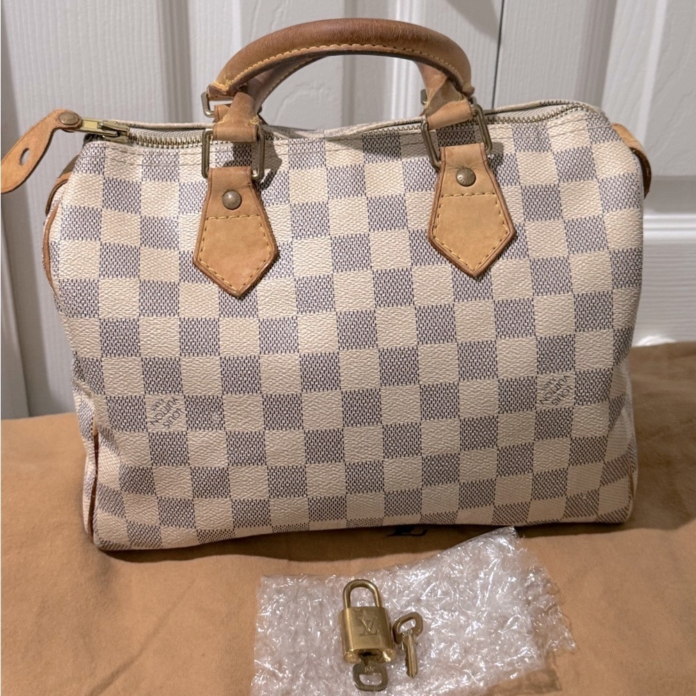 Louis Vuitton Damier Azure Speedy 25
